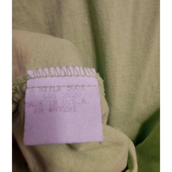 JOHNNY WAS 3x LIME GREEN short sleeve Polo Shirt - 100% cotton - Picture 4 of 5